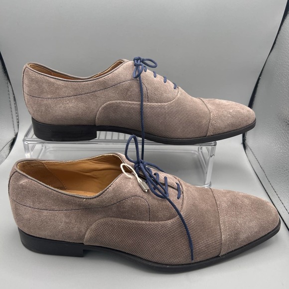 GEOX Respira elegant grey lace up suede shoes sz 7 (EU 40) - Picture 3 of 8